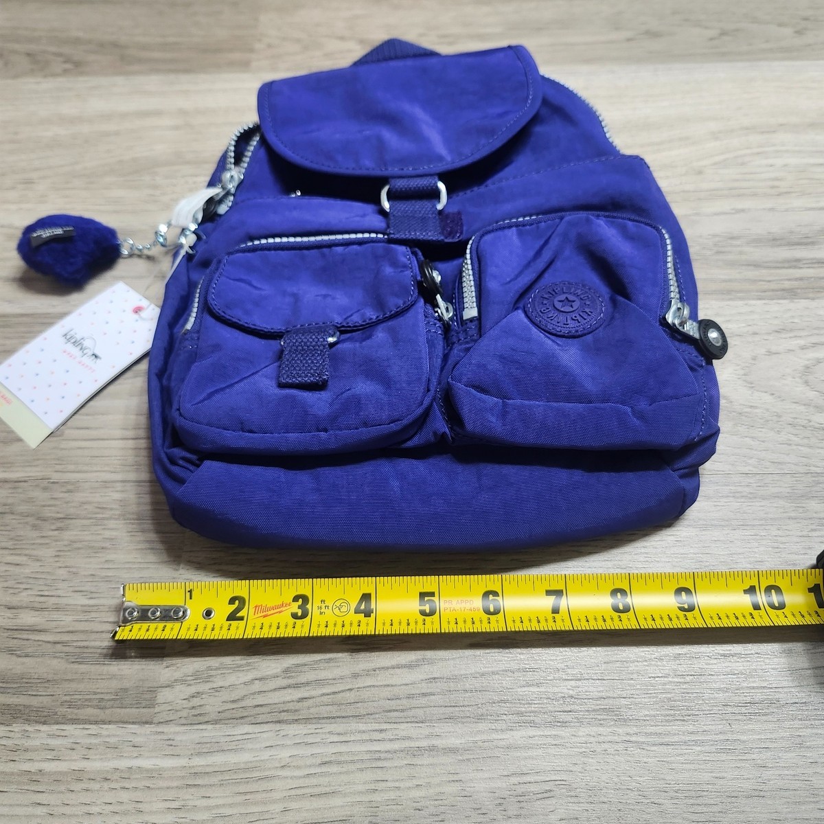 Kipling Leandro Black Furry Monkey Gorilla Keychain Backpack  display picture 2