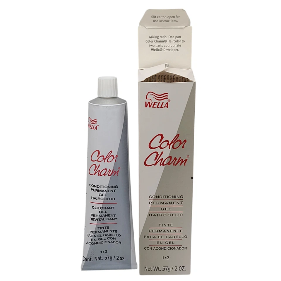 24 Pack Wella Color Charm Permanent Gel Hair Color 632 Medium Ash Blonde - 2 oz - Image 4 of 4