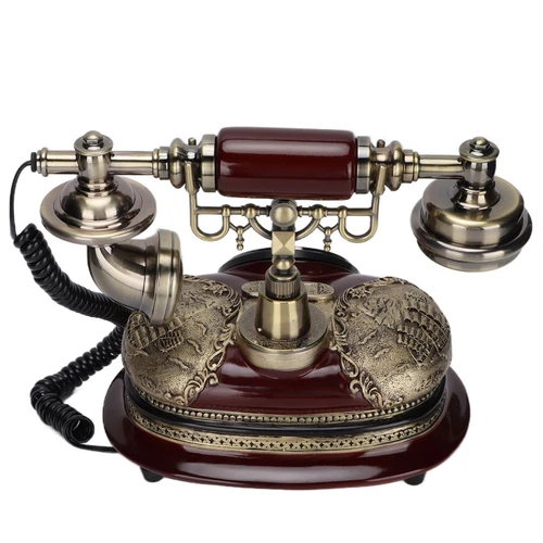 Antikes Europäisches Telefon Mit Wählscheibe Klassisches Retro-Festnetz Fü KUI