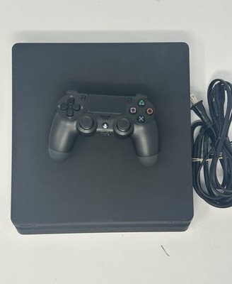 Sony PS 4 Slim 500GB Gaming Console w/Controller/Cables/1 Game 