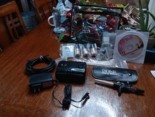 Dinar Airbrush System Kit Compressor Tested User DVD Cleaning Solution W/makeup