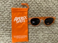 Aperol Sunglasses With Carry Bag. New.