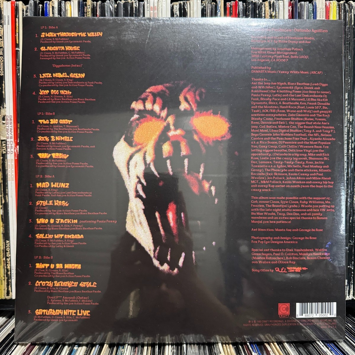 MASTA ACE INCORPORATED - SLAUGHTAHOUSE (VINYL 2LP) 1993 / 2018