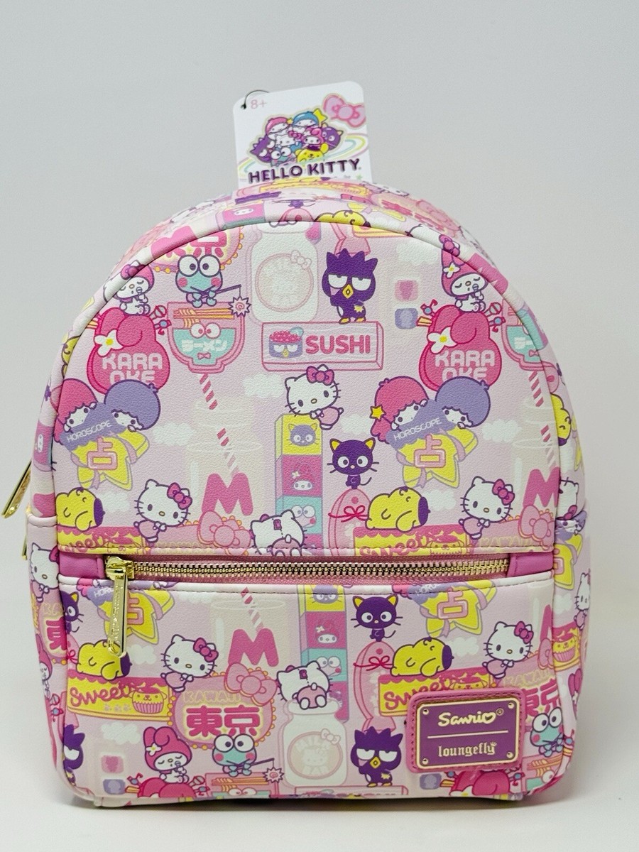 MAKE ME AN OFFER Sanrio Loungefly Hello Kitty Backpack Hello Kitty x Loungefly Classic Face Mini Backpack main image 4