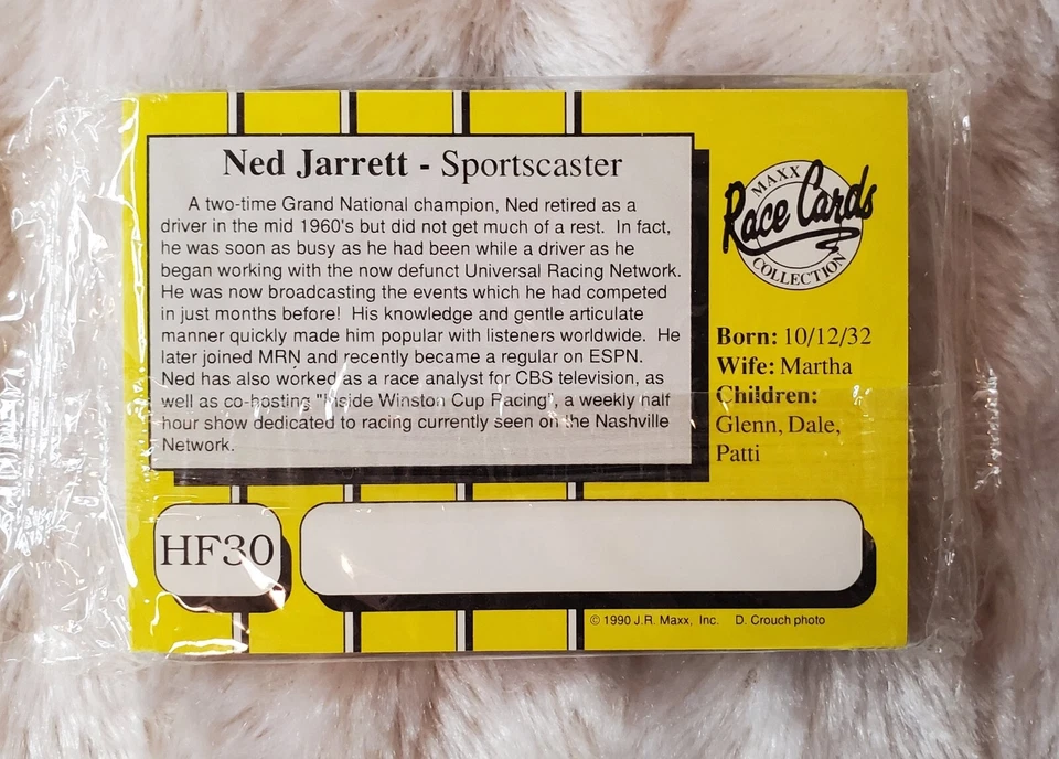 Maxx Race Cards Collection Holly Farms Dale Earnhardt Factory Sealed 1990 - Image 2 of 2