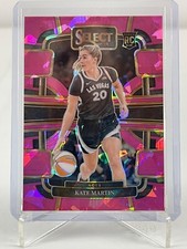 2024 Panini WNBA Select Basketball Kate Martin Pink Ice Rookie Trading Card 22