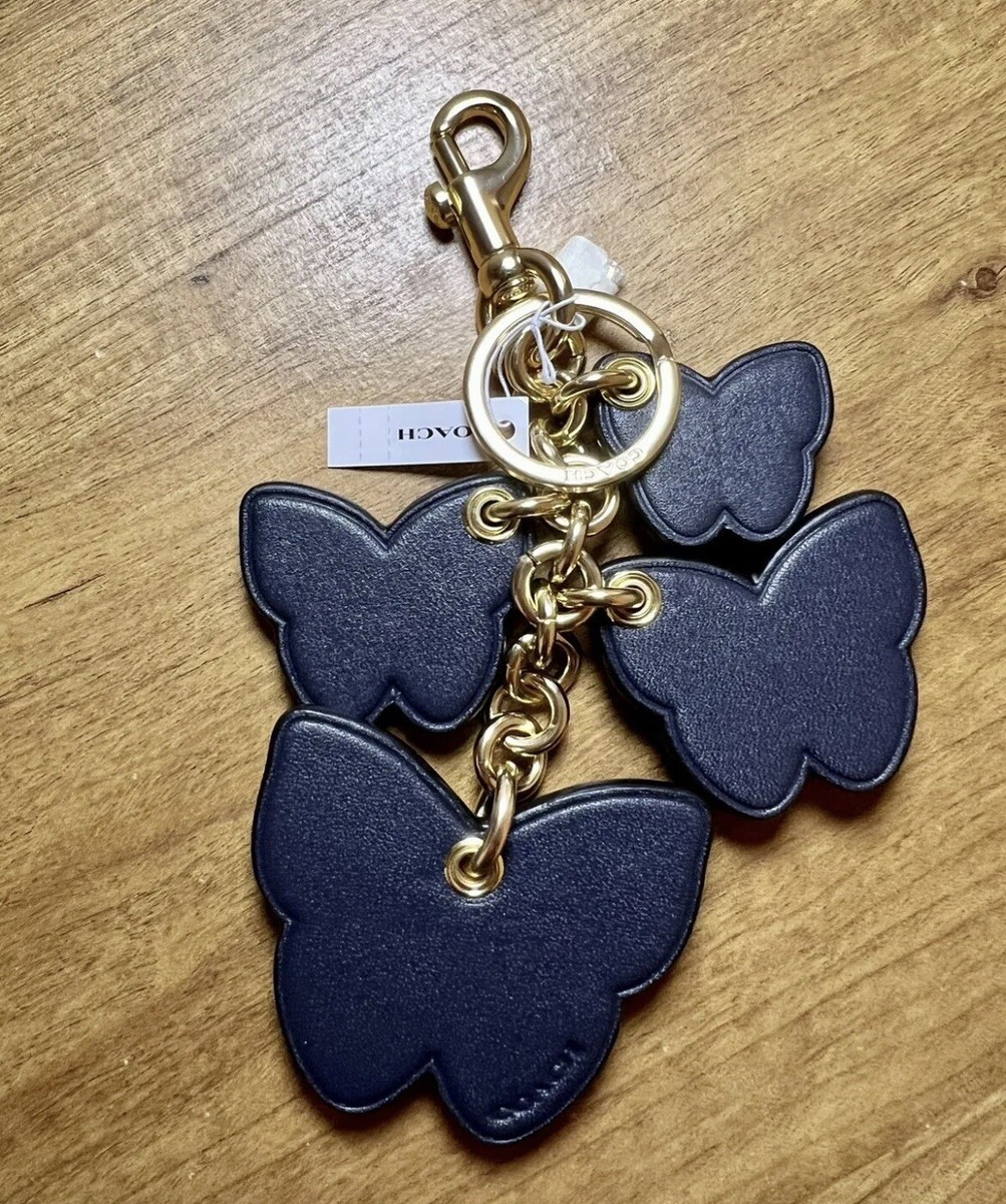 キーホルダー・キーリング COACH KEY FOB Butterfly Cluster 1674 Coach Butterfly Cluster Bag Charm Style No. 1674 Japan | eBay