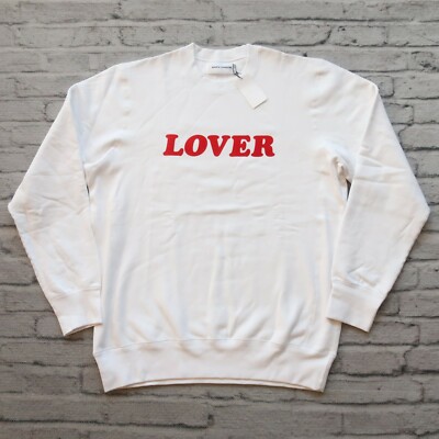 New 2015 Bianca Chandon Lover Crew Sweatshirt Size L White | eBay