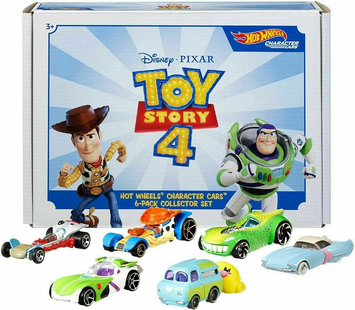 ミニカー Hot Wheels Toy Story 4 6-Pack Set Toy Story 4 Hot Wheels Character Cars 6 Pack EXCLUSIVE Collectors