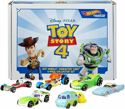 Hot Wheels Forky Toy Story 4 Diecast Car – 1:64 Scale Character Car With Flashing Light
