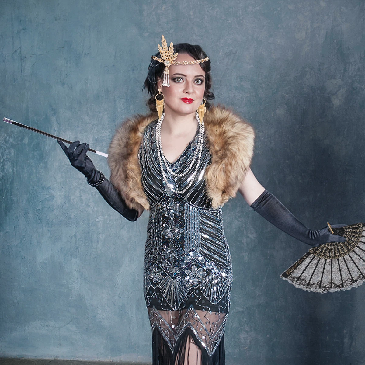 Flapper girl hotsell costume accessories