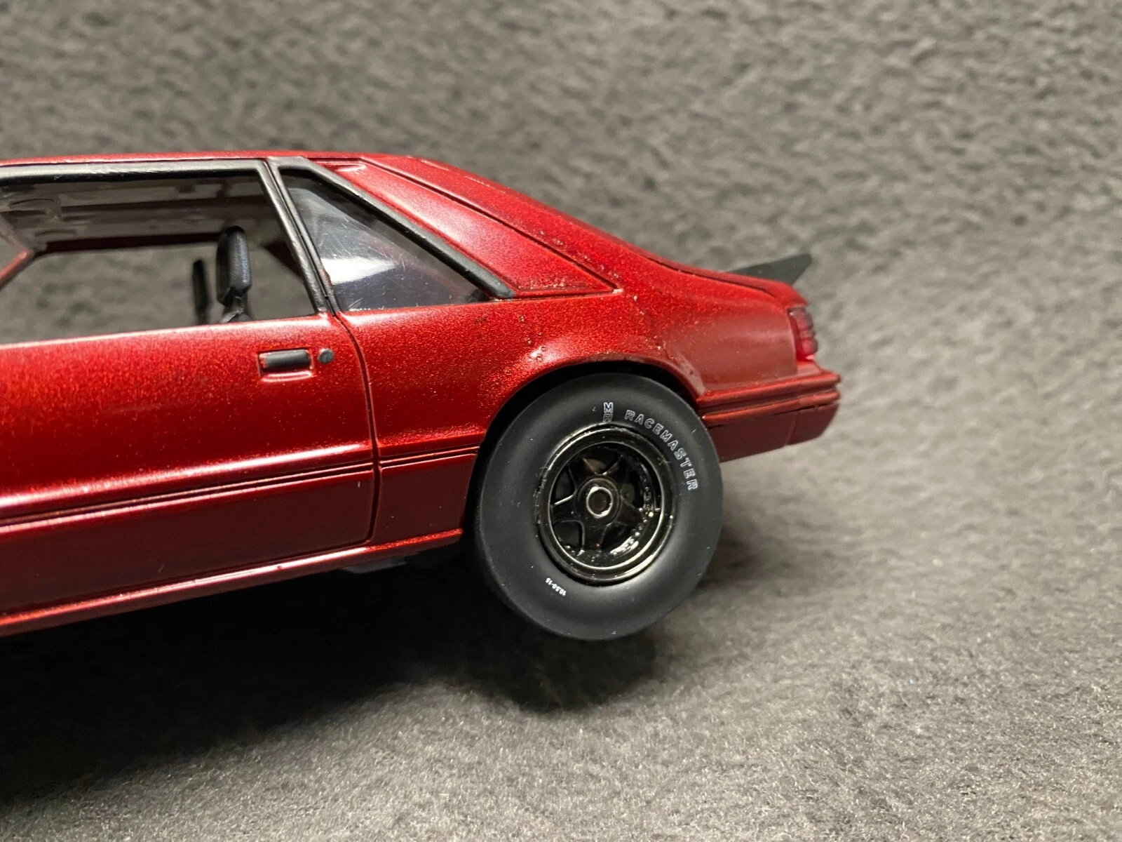  custom pro built acabamento detalhado v8 foxbody drag car slicks 
