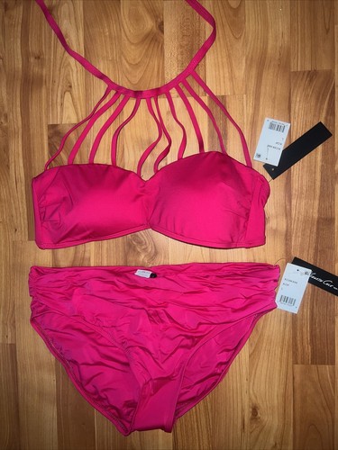 Costume da bagno bikini Kenneth Cole New York con spalline top e fondo grande - Foto 2 di 8