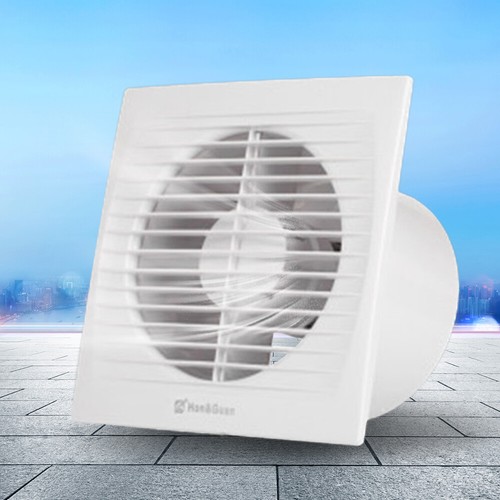 6" Wall-Mounted Exhaust Fan Silent Ventilation Extractor For Toilet Kitchen Vent - Picture 8 of 11