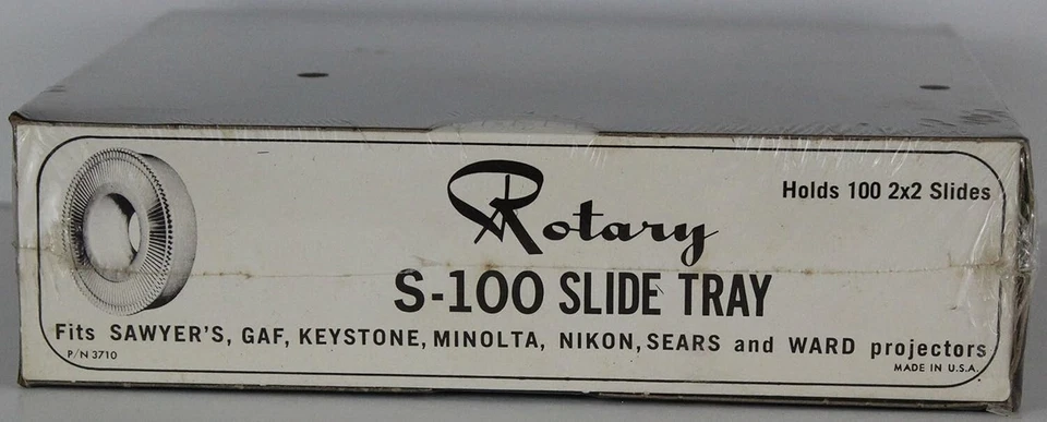 Baia S-100 Rotary Slide Tray Holds 100 2X2 Slides for projector factory Sealed - Image 3 of 3