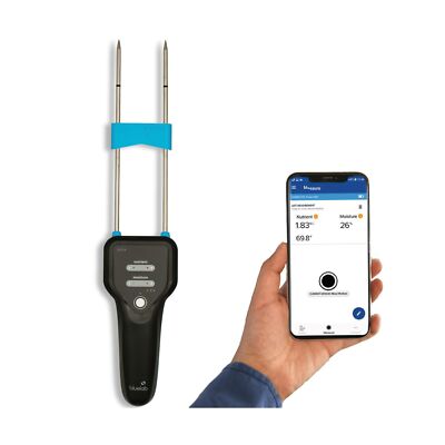 Bluelab METPULSE Pulse Meter Water 3-in-1 Moisture/Nutrient (TDS)/Temperature...