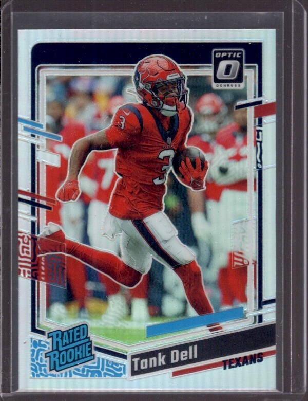 TANK DELL 2023 Donruss Optic Silver Holo Prizm Rated Rookie RC #245 Qty