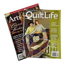 The Quilt Life and Arts & Crafts Magazines 1998/2010 Lot of 2 Quilting
