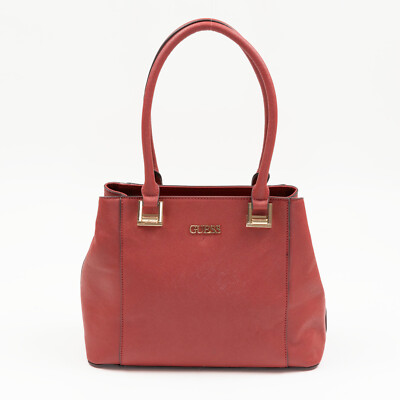 GUESS Breana Medium Shopper Bag Burgundy 420024