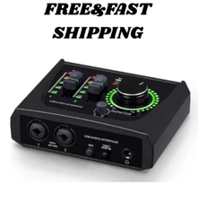  Mini 2 Channel Usb Audio Interface For Recording, Streaming And Podcasting