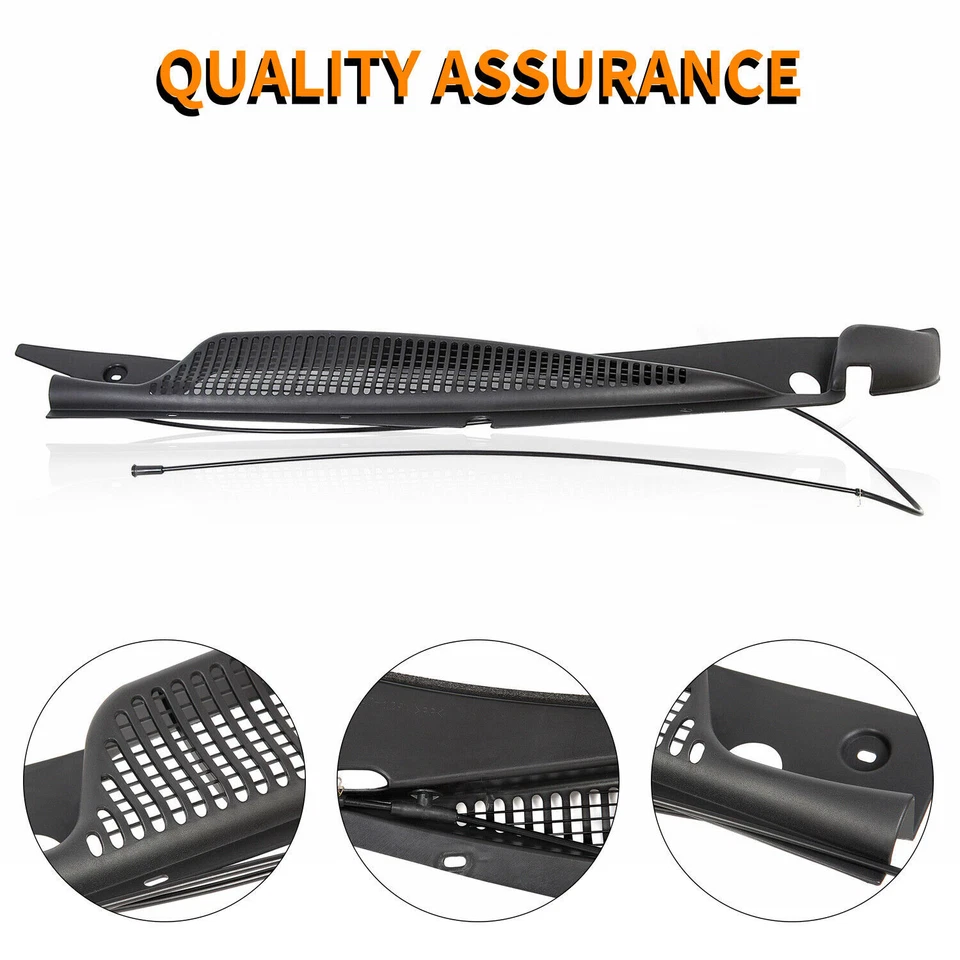 For 96-20 Chevy GMC Express Windshield Wiper Cowl Vent Cover Grille Left Side Foto 2 de 4