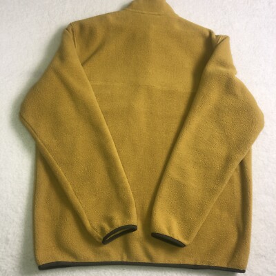 Patagonia Mens Synchilla Snap T Pullover Size XL Cabin Gold