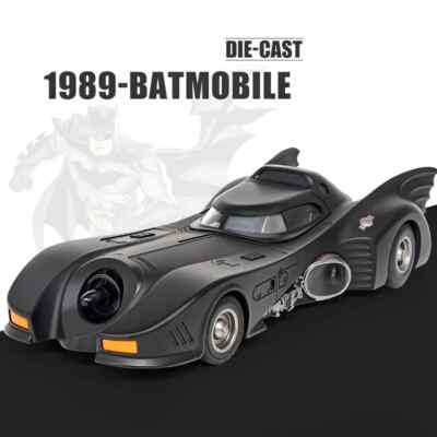 1:18 1989 Batmobile Die-Cast Car Model with Batman Figure