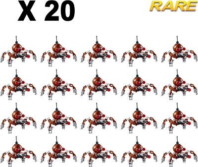 20 X LEGO STAR WARS ZWERG SPINNE DROID ROTBRAUN - SCHNELL - 7670 - 2008 - NEU