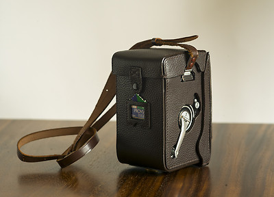Mr. ZHOU Brown Leather Full Protective Case for Rolleiflex 2.8F