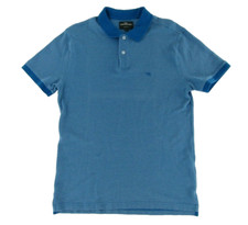 Rodd Gunn Sports Fit Mens Polo Shirt L Blue Embroidered Short Sleeve