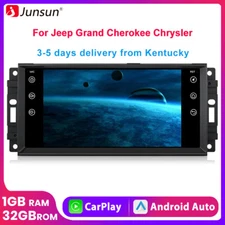 32G Car Radio Stereo GPS Navi CarPlay Android12 For Jeep Grand Cherokee Chrysler