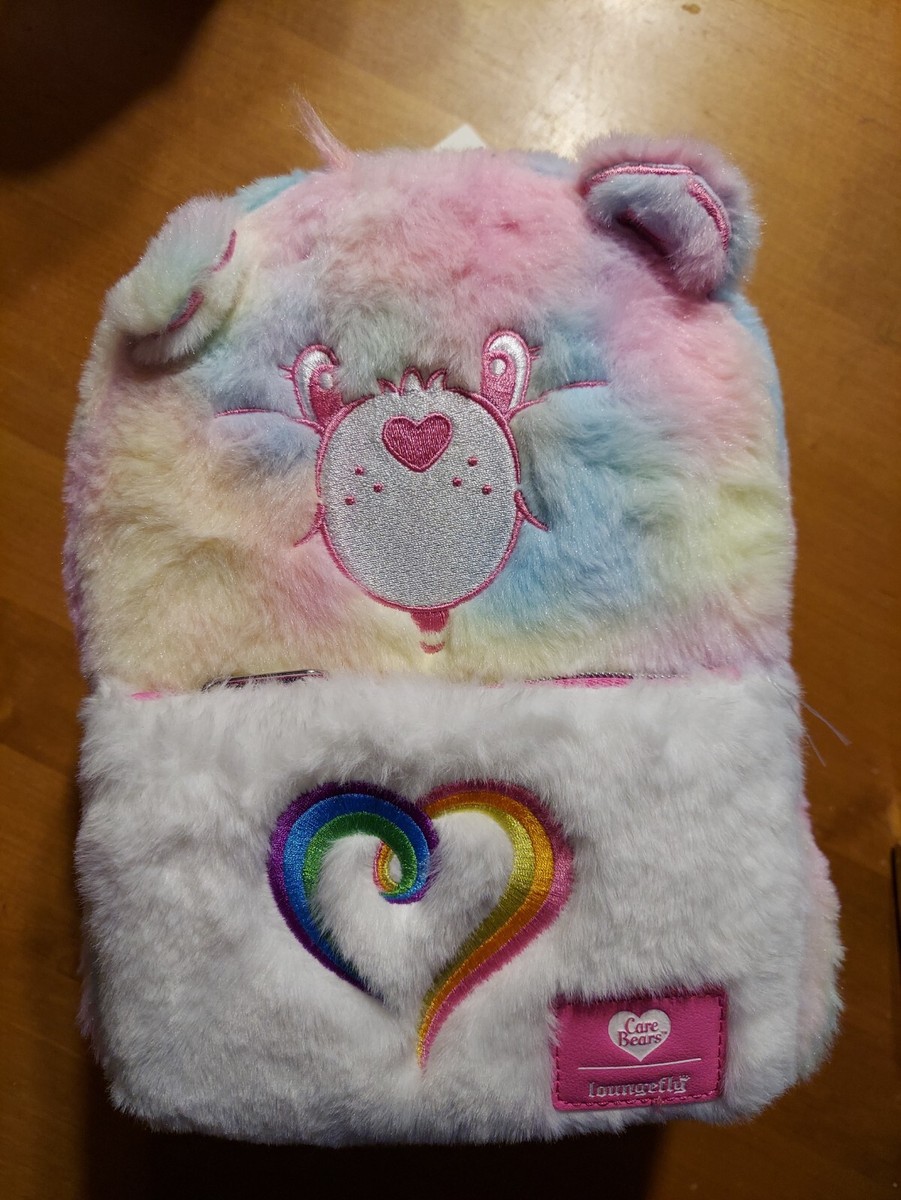 Care Bears Loungefly Rainbow Pastel Fuzzy Togetherness Mini  display picture 2