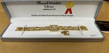 Marcel Drucker  CollectionLadies Wristwatch Crystal And Gold Tone 20-007