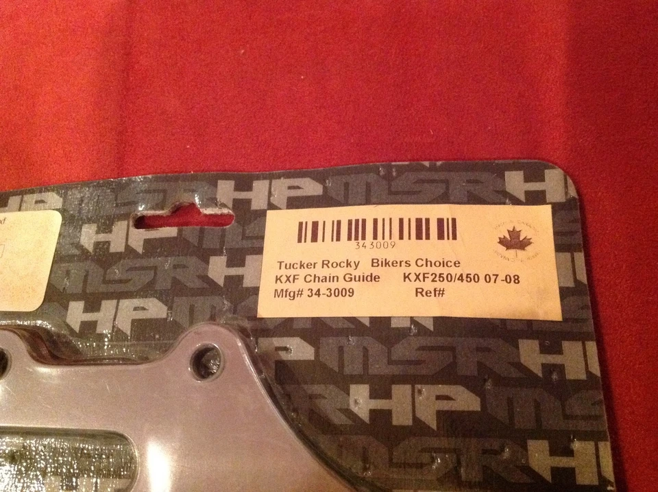 Guía de cadena MSR KXF KX 450 250 kxf450 tucker rocky kxf250 34-3009 Foto 3 de 3