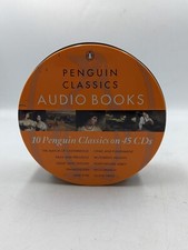 10 x Penguin Classics Audio Books - On 45 x CDs In A Zip Up Tin