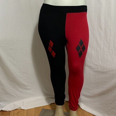 Torrid Legging DC Comics Harley Quinn Costume Cosplay Halloween Plus 18  20