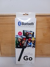 Bluetooth Selfie GO STICK Controlled Handheld Monopod Extends 40" NIB