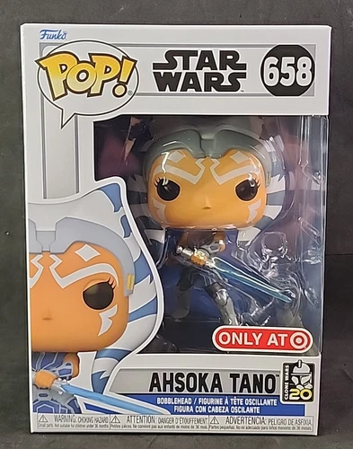 Funko POP! Star Wars #658 Ahsoka Tano Clone Wars 20th Anniversary Target Exc