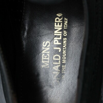 Donald Plinier Emerik Men’s Black Distressed Leath s-l400.jpg main image 3