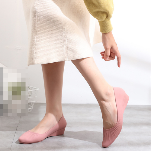 Damenschuhe Sandalen bequeme Slipper spitz zulaufend Keilabsatz niedrige Absätze Pumps Regenschuhe - Bild 3 von 20