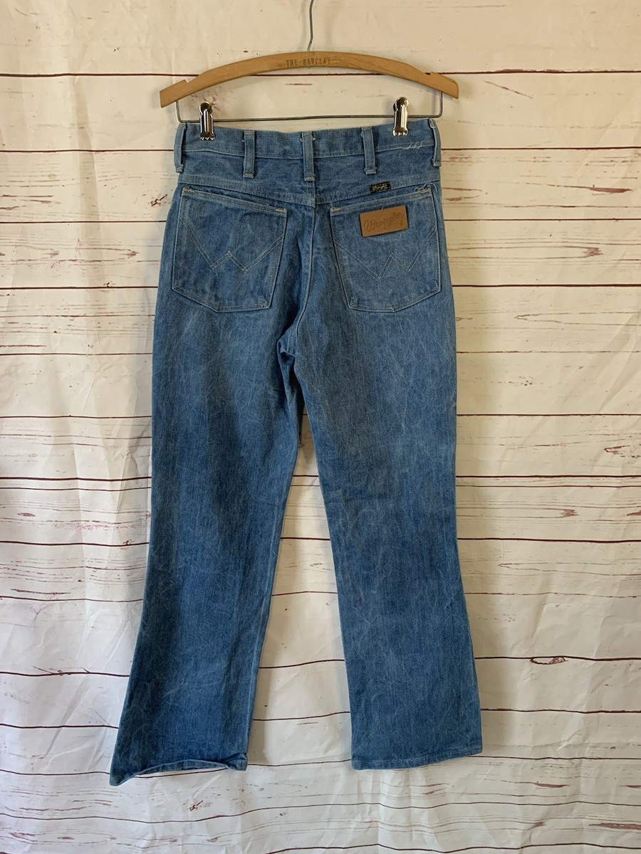 Vintage 70s Wrangler Jeans Womens Flare Western Hippe Talon