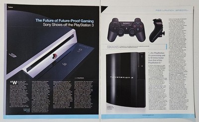 Sony Playstation 3 PS3 Launch Special Peview Article Print Ad Poster Art 2006