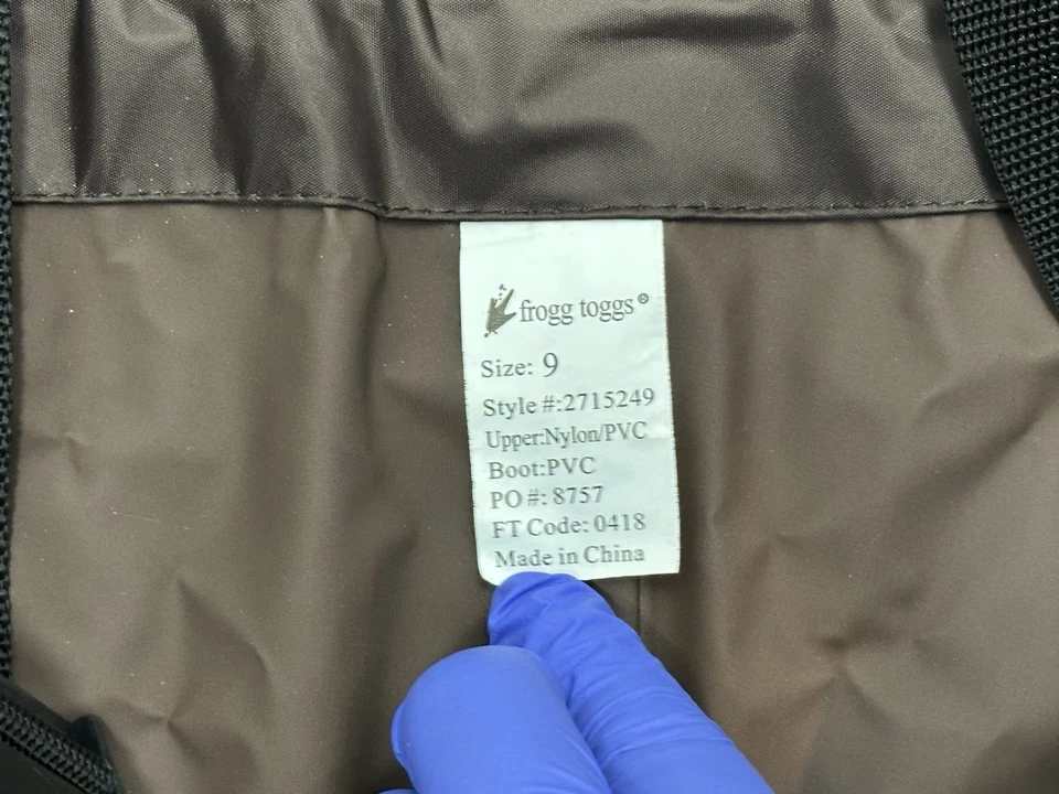 Frogg Toggs Men's Rana II PVC Bootfoot Chest Wader Size 9 - Image 4 of 4