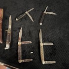 Lof of 5 VINTAGE Schrade pocket knives, multi blades, Boy Scouts If America — photo 8