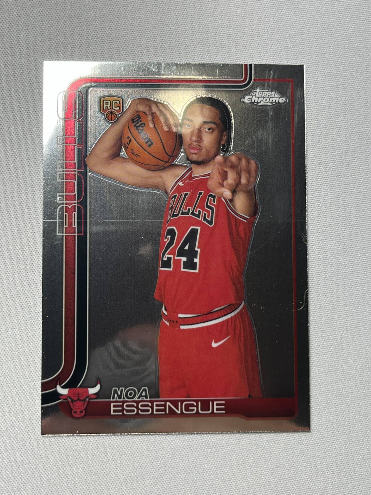 2025-26 Topps Chrome Basketball NOA ESSENGUE #262 Rookie Image Variation