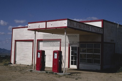#ad OLD GAS STATION WILHOIT ARIZONA 1991 4X6 PHOTO $7.97