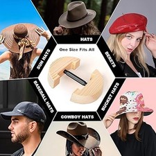Hat Stretcher for Fitted Hats Adjustable to Hats Cowboy Hat Stretcher