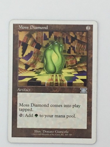 MTG Moss Diamond Artifact 6th Edition 301/350 Donato Giancola Wizards Coast - Foto 21 di 24