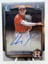 2025 Bowman Chrome Certified Caden Powell Auto Houston Astros #CPA-CPO