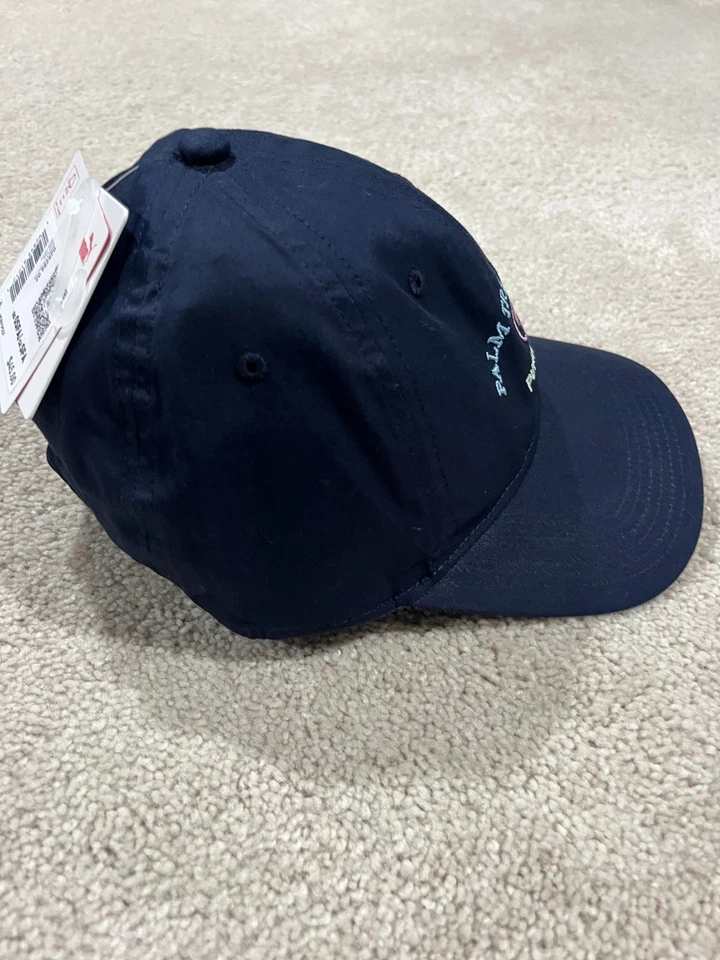 Puma X Palm Tree Crew Hat Cap Mens One Size Adjustable Strap Back PTC Blue OSFA - Image 4 of 4